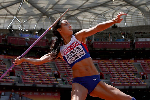3. Катарина Мэри Джонсон-Томпсон — британская легкоатлетка, специализируется в многоборье и прыжках в длину девушки, спорт, фото