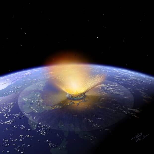 Метеориты могли созлдать условия для развития жизни на Земле