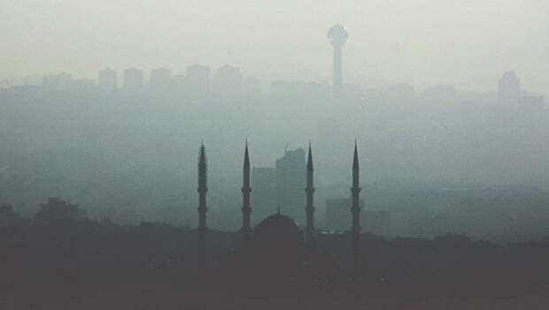 Вид Анкары. Турция. Архивное фото