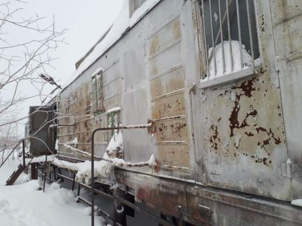 Передвижной энерговагон из прошлого
