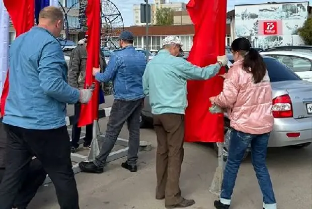 В Рассказово идёт подготовка к празднованию Дня Победы