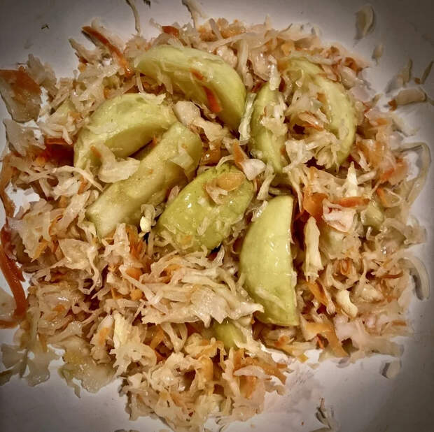 Квашеная капуста Еда, Рецепт, Квашеная капуста, Капуста, Длиннопост, Кулинария
