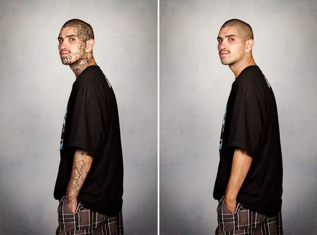 Фотография: Ретушированные татуировки гангстеров: фотопроект Стива Бартона №10 - BigPicture.ru