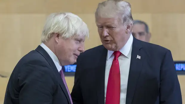 В Белом доме сообщили о переговорах Трампа и Джонсона