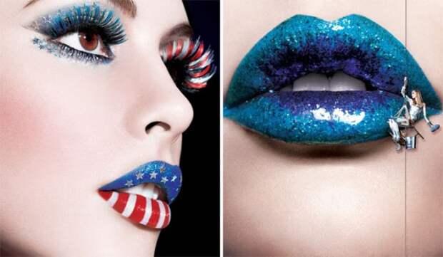 Календарь на 2012 год от компании Maybelline 