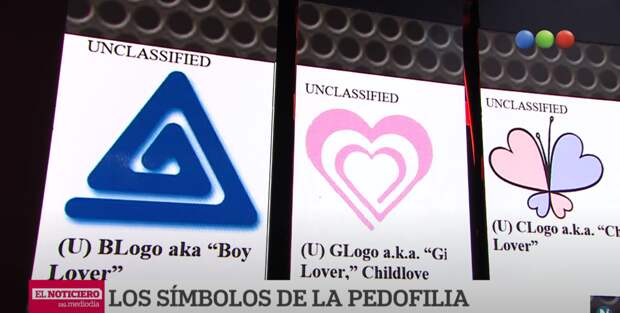 Логотипы педофилии.