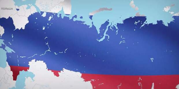 С днём России.  Медведев опубликовал карту с новыми границами России