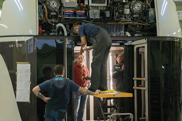 Фото юнибуса перед отправкой на приёмочные испытания