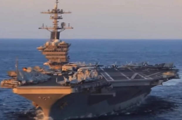 КСИР: подвергшийся удару авианосец США «Авраам Линкольн» отошёл от Ирана