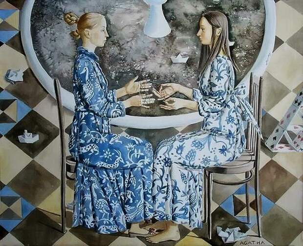 Художница. Агафья Белая