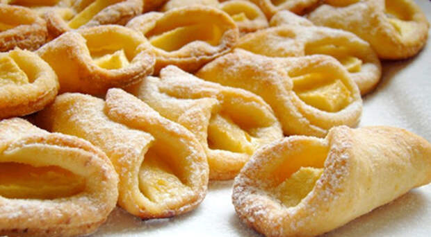 Низкокалорийные творожные печенья с яблоками