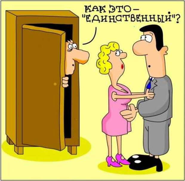 Анекдоты про мужа и жену самые прикольные и весёлые!)