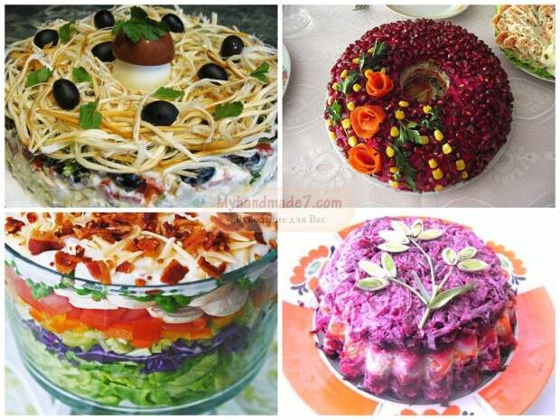 Рецепты салатов на Новый 2017 год. ТОП-5 самых вкусных и оригинальных