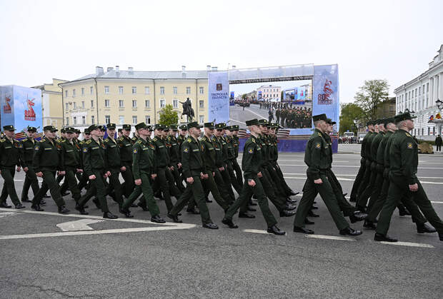 80 лет Победы: в Твери состоялось торжественное похождение войск 80 лет Победы: в Твери состоялось торжественное похождение войск