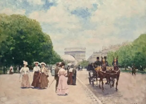 Художник Victor Guerrier (1893 – 1968). Нежная красота Парижа