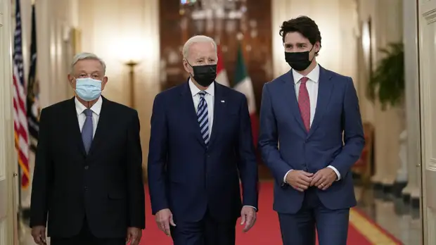 Байден призвал Канаду и Мексику к совместной борьбе с пандемией коронавируса