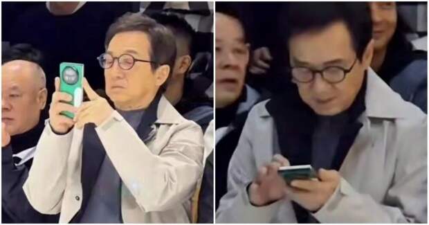 Джеки Чан на показе мод в Милане