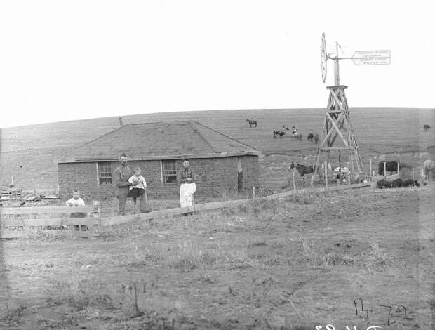 Как поднималась американская целина. Архивные фотографии пионеров Великих равнин конца 19-го века 28