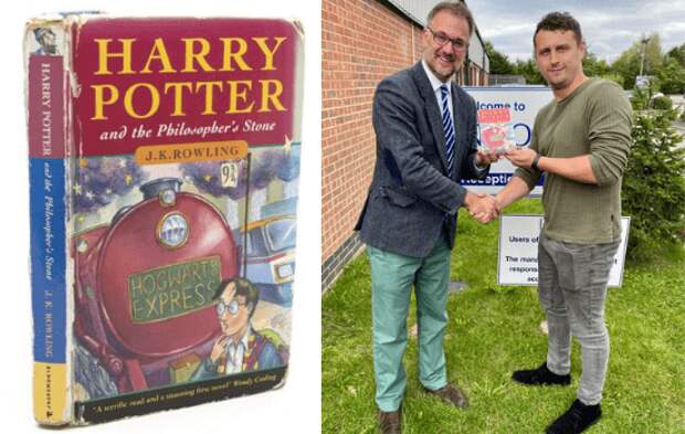 Человек по имени Гарри Поттер продал первое издание книги “Гарри Поттер” за 27 тысяч фунтов