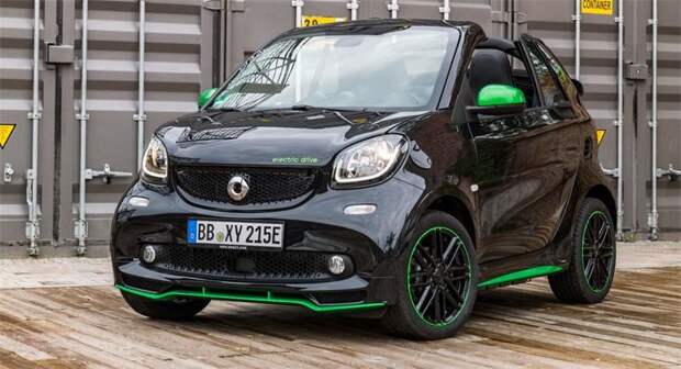 Электрические Smart прибыли в Великобританию smart, авто, электрические автомобили