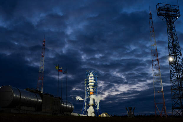 Воздушно-космические силы провели пуск  ракеты-носителя «Союз-2.1б» с космодрома Плесецк