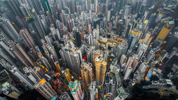 Гонконг с высоты достопримечательности, другой взгляд, интересно и познавательно, мир, планета, с другого ракурса, фото