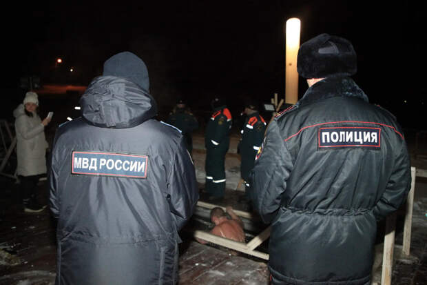 Полиция Тульской области обеспечила правопорядок во время празднования Крещения
