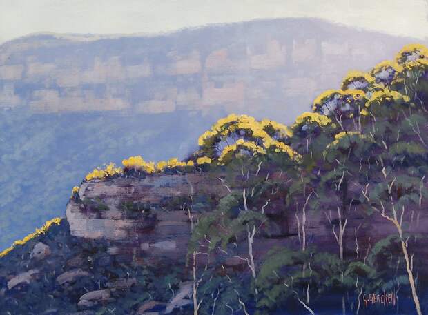 Австралийский художник Грэм Геркен пишет упоительные пейзажи любимого континента 19