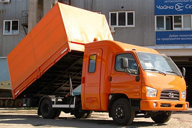 Hyundai HD-78 с двухрядной 7-местной кабиной авто, автозавод, завод
