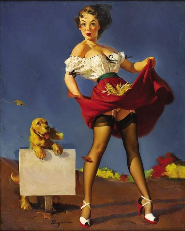 Pin-up — художник Джил Элвгрен