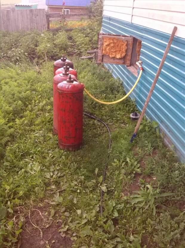 Труба из газовых баллонов своими руками Труба из газовых баллонов своими руками