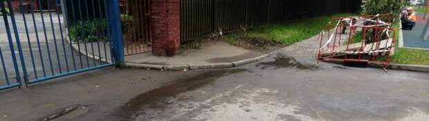 Вода у детского сада на улице Маршала Тухачевского скапливаться не будет