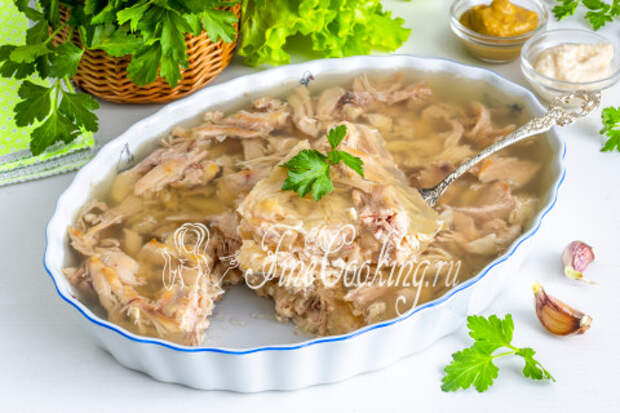 Холодец из курицы без желатина. Шаг 18