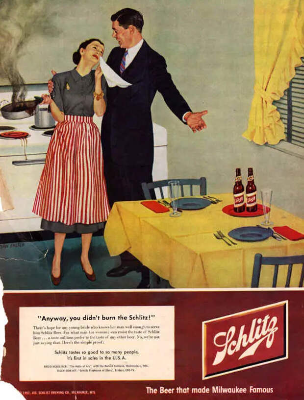 Schlitz Beer - 1950-е годы
