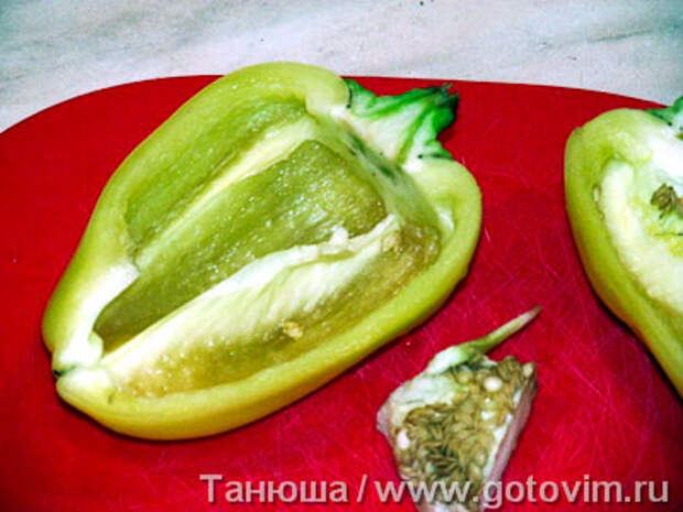 Фотографии рецептf Фаршированный перец «Летний» (с рисом и сыром горгонзола), 05 Фаршированный перец «Летний» (с рисом и сыром горгонзола), Шаг 05