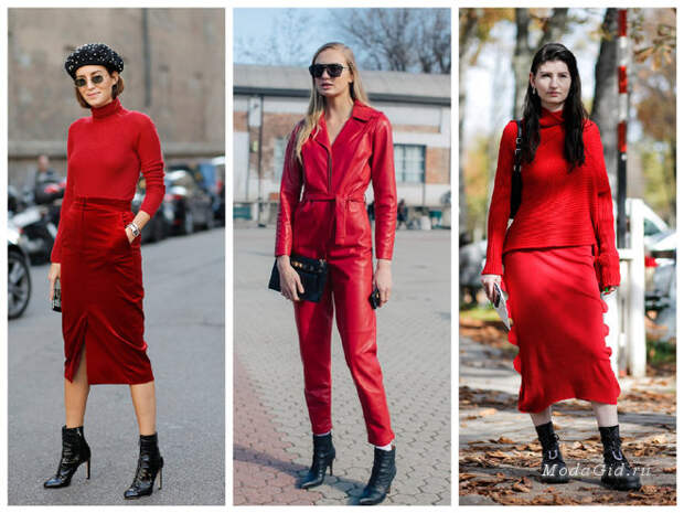 Леди в красном: как носить модный оттенок осенью 2017