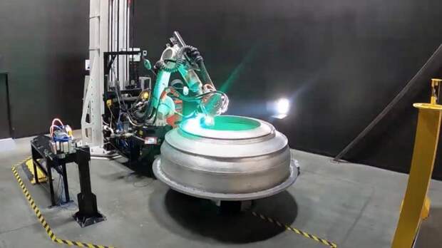 relativity space 3d printed rocket green laser metal