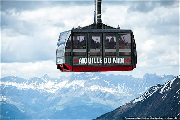 Путешествие на Вершину Aiguille Du Midi 3842 метра над уровнем моря
