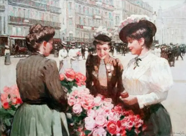 Художник Victor Guerrier (1893 – 1968). Нежная красота Парижа