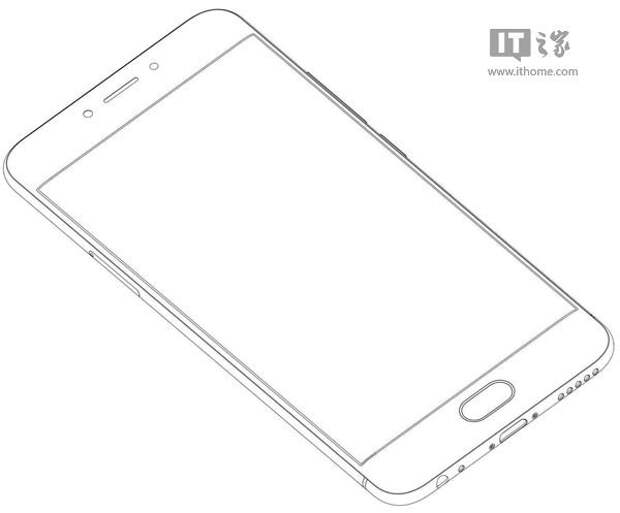 Новый смартфон Meizu спереди