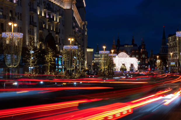 Предсказана погода в Москве в новогоднюю ночь