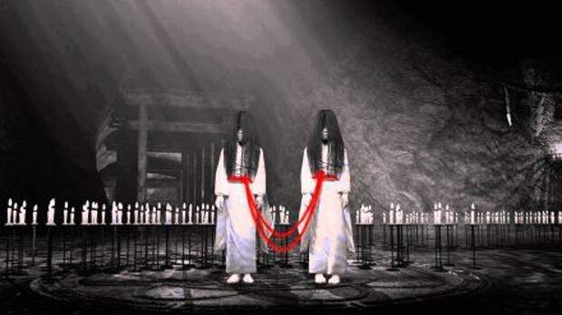 Две сестры, присутствующие в ритуале