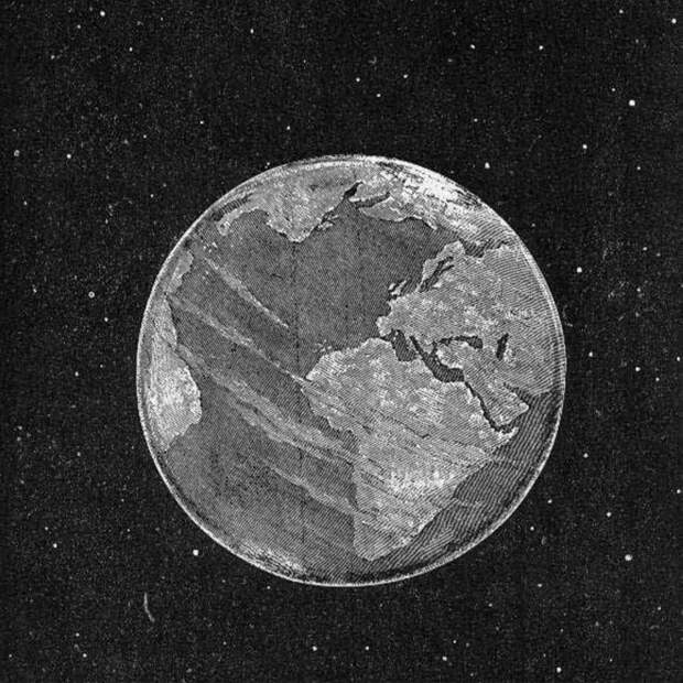 Изображение Земли до появления спутников
