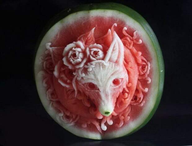 Резьба по фруктам и овощам Daniele Barresi