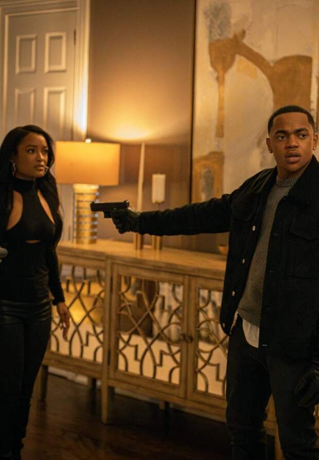 Tariq and Diana face off finally on Power Book II: Ghost S04E05.