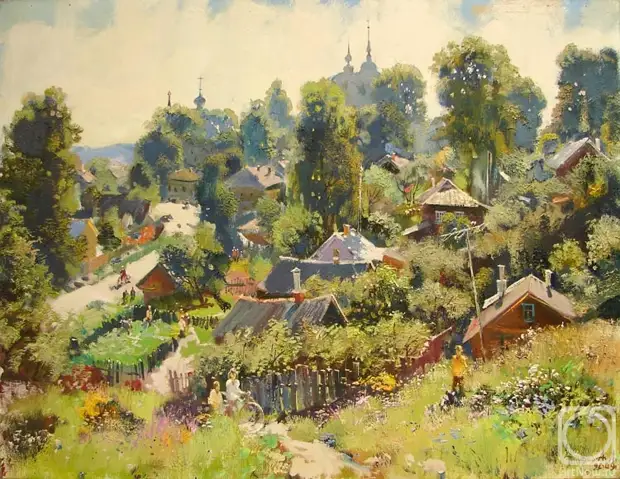 "Мир солнечного детства моего, он полон счастья, доброты и света..." Художник Анатолий Лукаш