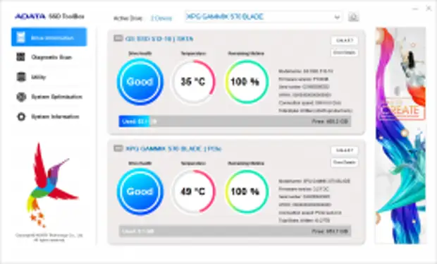 Обзор PCIe 4.0-накопителя ADATA XPG Gammix S70 Blade: улучшения без предупреждения