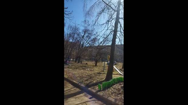 Площадка Текстильщиков 9,8, не убирается от слова совсем. Листья, ветки, пакеты ещё и битая машина. Такая большая территория, на которой для деток мож...