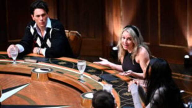 Britney and Tom on The Traitors Season 3.