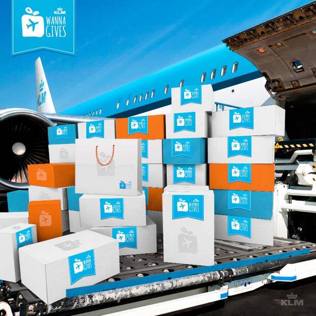 услуга WANNA GIVES от авиакомпании KLM